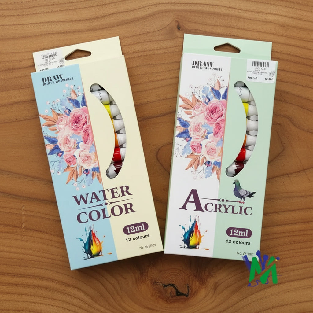 Pinturas Acrílicas/Agua/Aceite Caja x12 | CD 020218