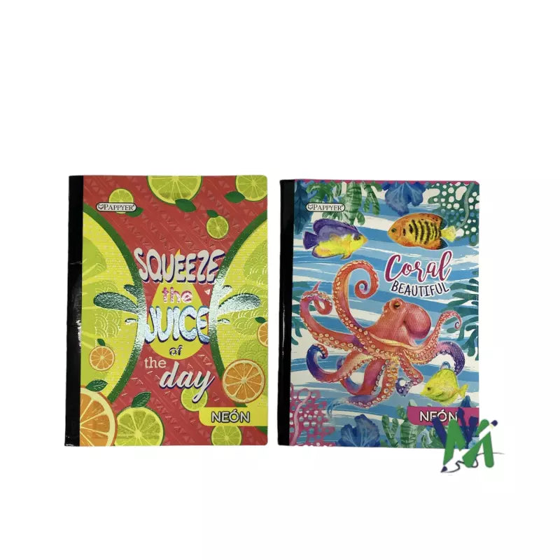 Cuaderno Neon Cosido 100h | CD 010018
