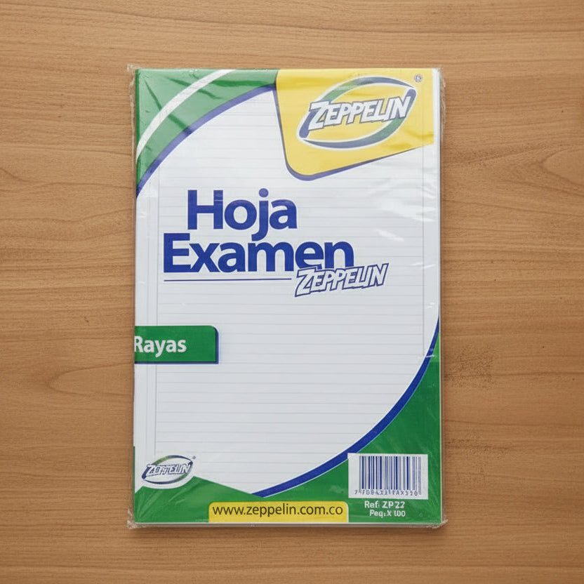 Hoja de Examen x50 Hojas | CD 041670