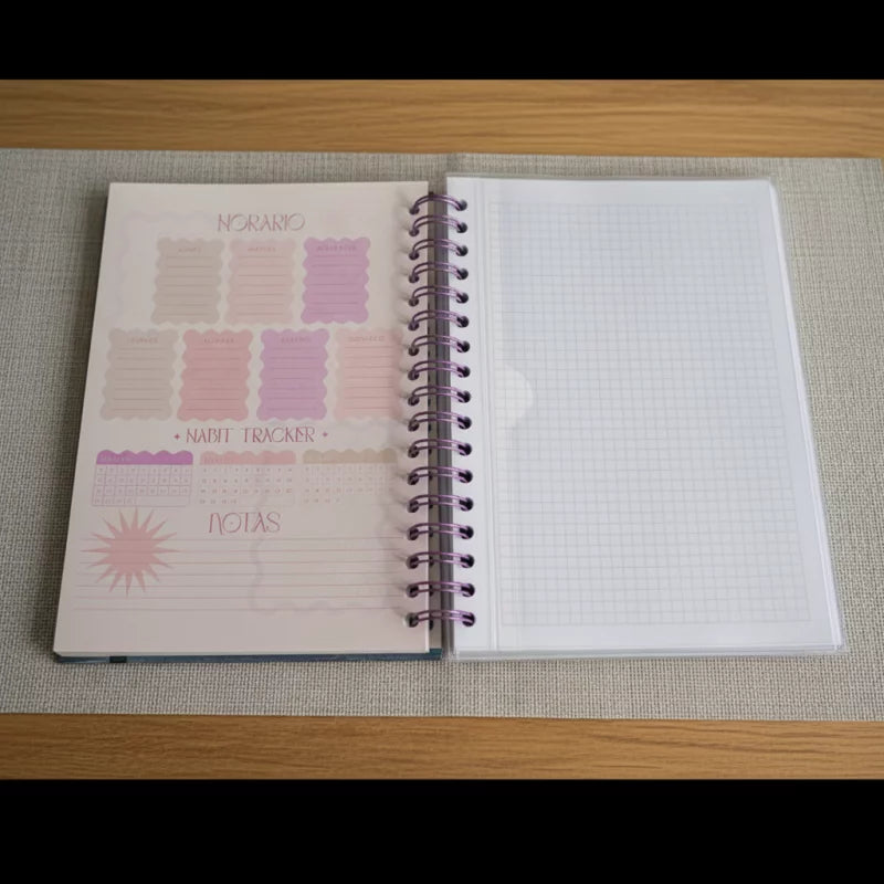 Agenda Argollada 7 Materias Grande 105 Kiut | CD 010063