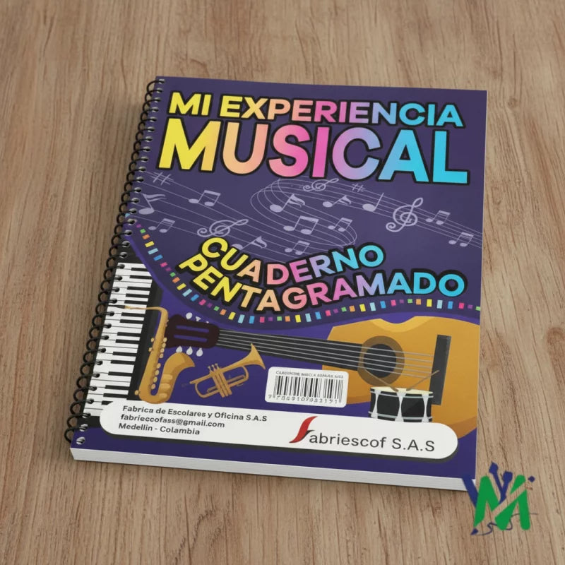 Cuaderno de Música Argollado | CD 050958
