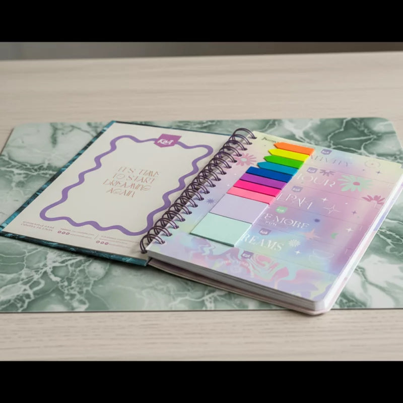 Agenda Argollada 7 Materias Grande 105 Kiut | CD 010063