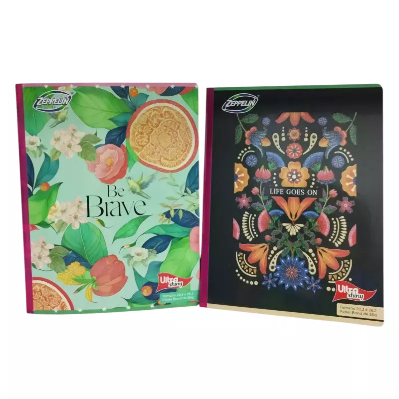 Cuaderno Cosido Zeppelin Ultra Shiny Grande 20.3cmx26.2cm | CD 010416