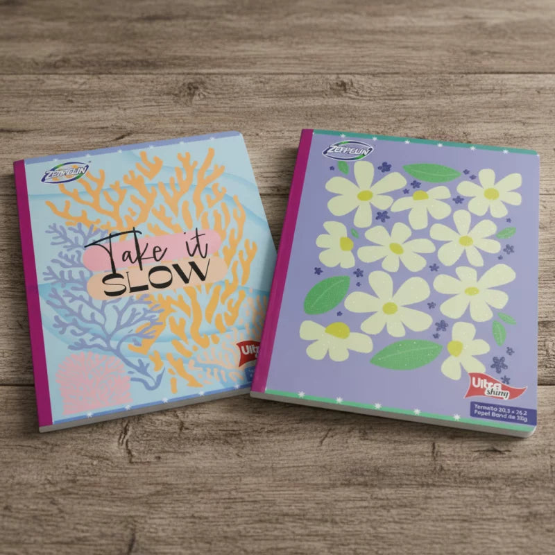 Cuaderno Cosido Zeppelin Ultra Shiny Grande 20.3cmx26.2cm | CD 010416