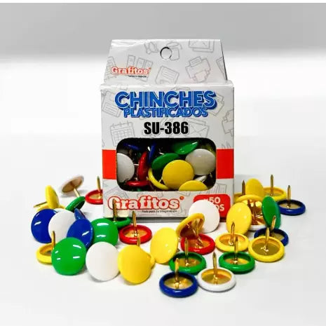 Chinches Plastificados Grafitos | CD 051507