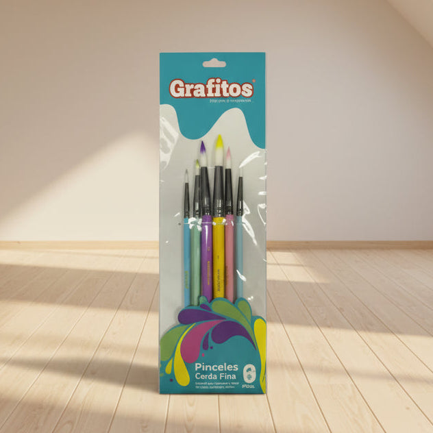 Estuche Pinceles Grafitos | CD 041915