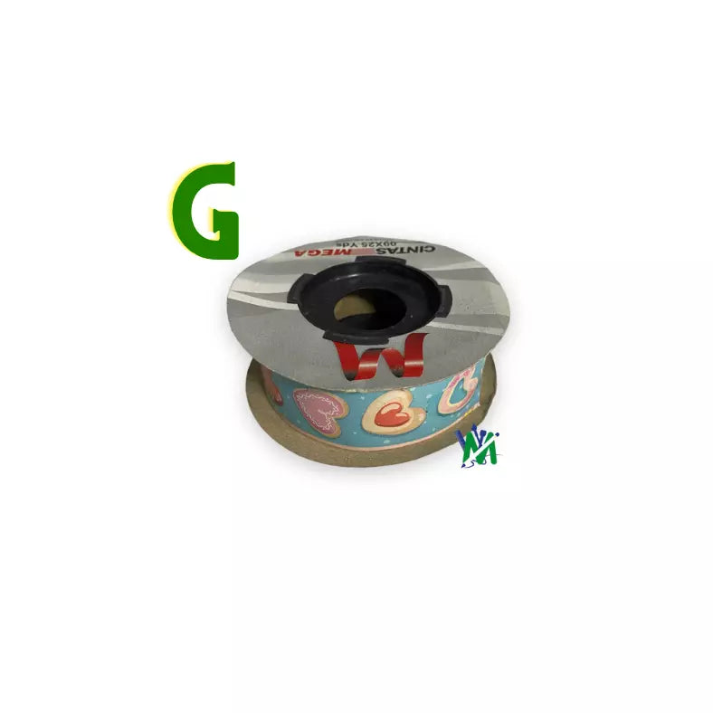 Cinta Papel Estampada 25yd | CD 210522