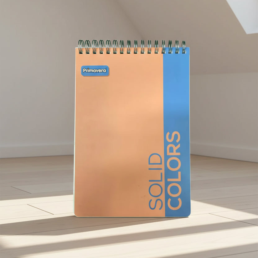Libreta Vertical 1/2 Carta Primavera | CD 010156
