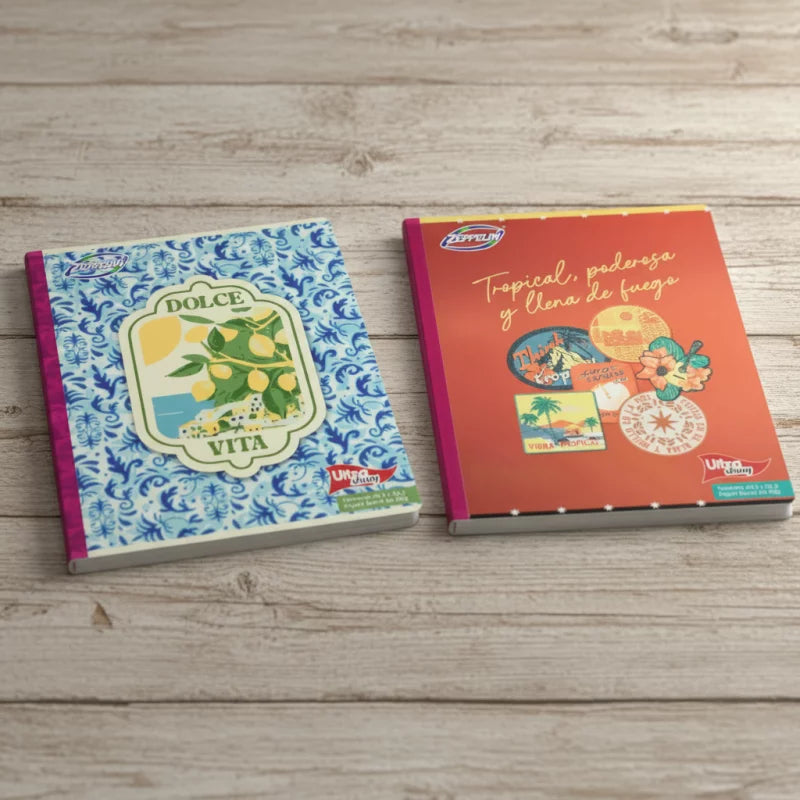 Cuaderno Cosido Zeppelin Ultra Shiny Grande 20.3cmx26.2cm | CD 010416
