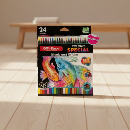 Colores x24 OE-132 Offi Esco Black And White 4mm | CD 051972