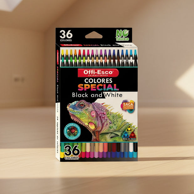 Colores x36 OE-133 Offi Esco 4mm Black And White | CD 051973