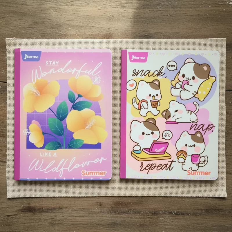 Cuaderno Cosido Norma Summer 100h | CD 010204
