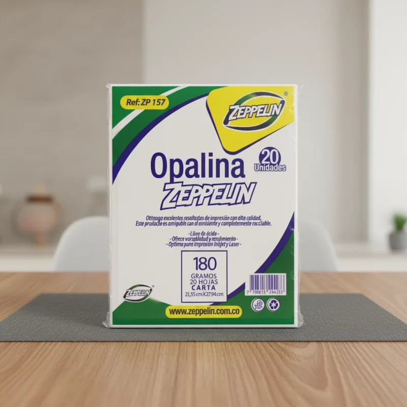 Cartulina Opalina x20 Zeppelin | CD 070385