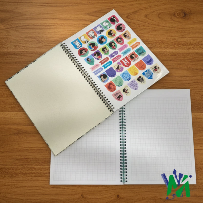 Cuaderno Argollado 1 Materia Grande 105 Primavera | CD 010041