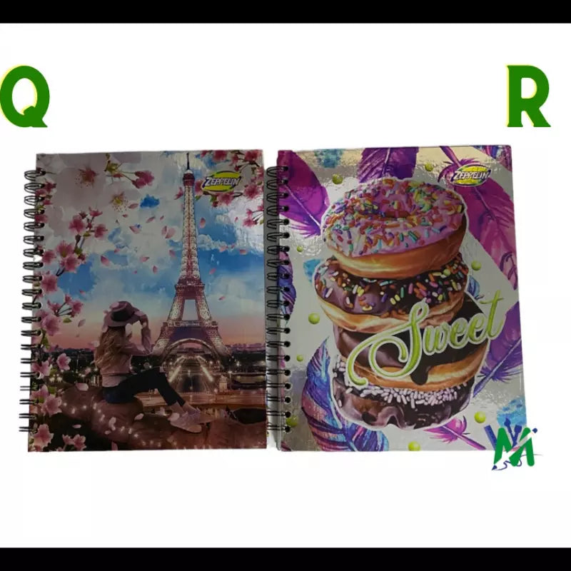Agenda Argollada 7 Materias Pequeño 95 Zeppelin | CD 010430