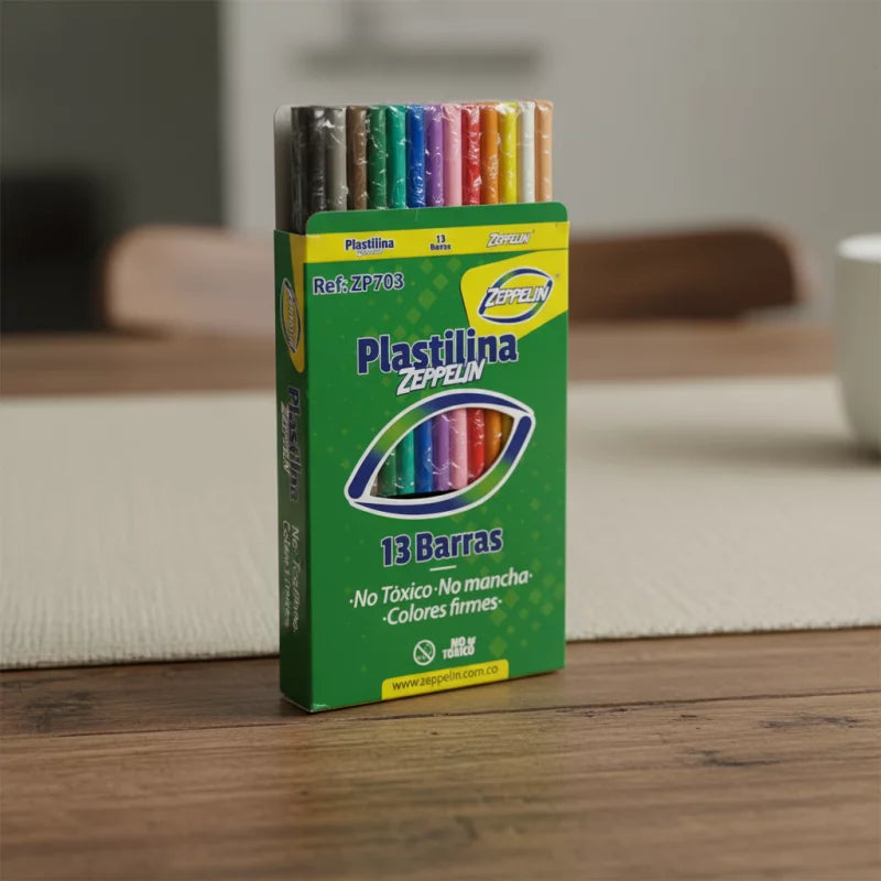 Plastilina 13 Barras Larga | CD 0748