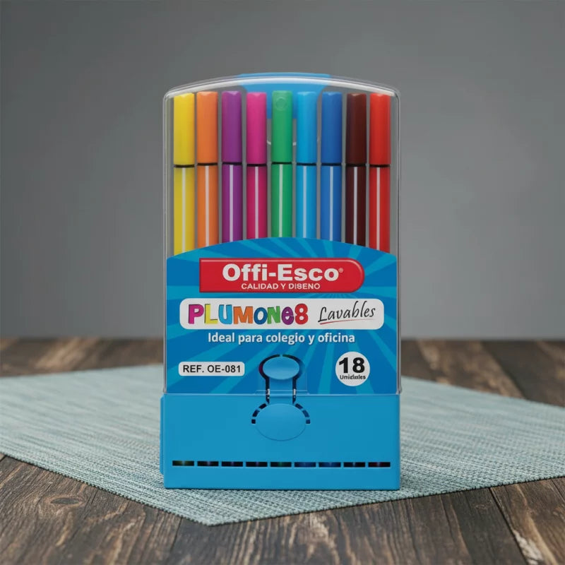 Plumones Offi Esco x18 | CD 050972
