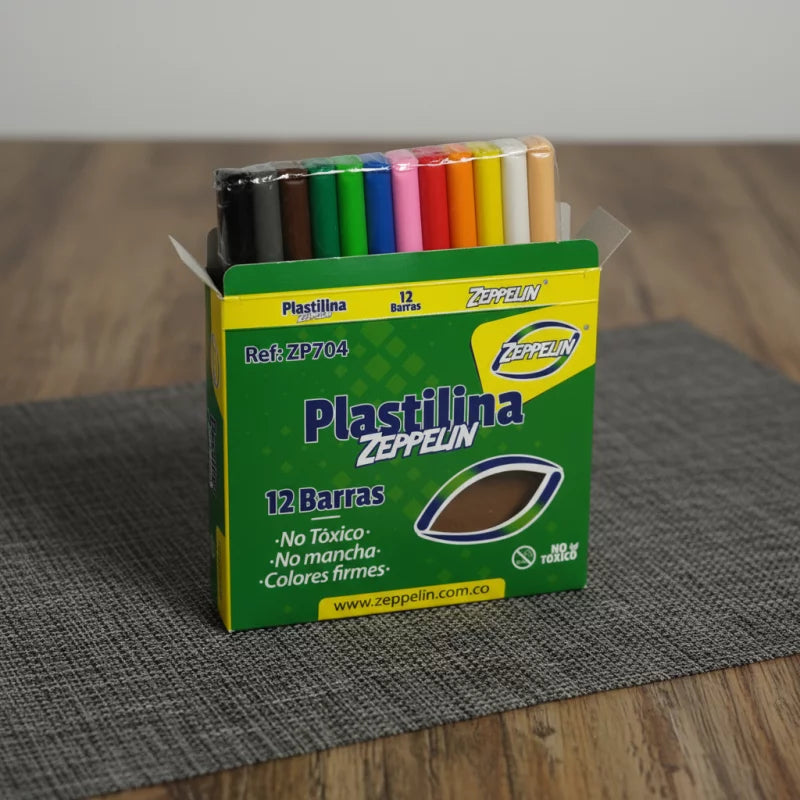 Plastilina 12 Barras ZP704 Zeppelin | CD 0553