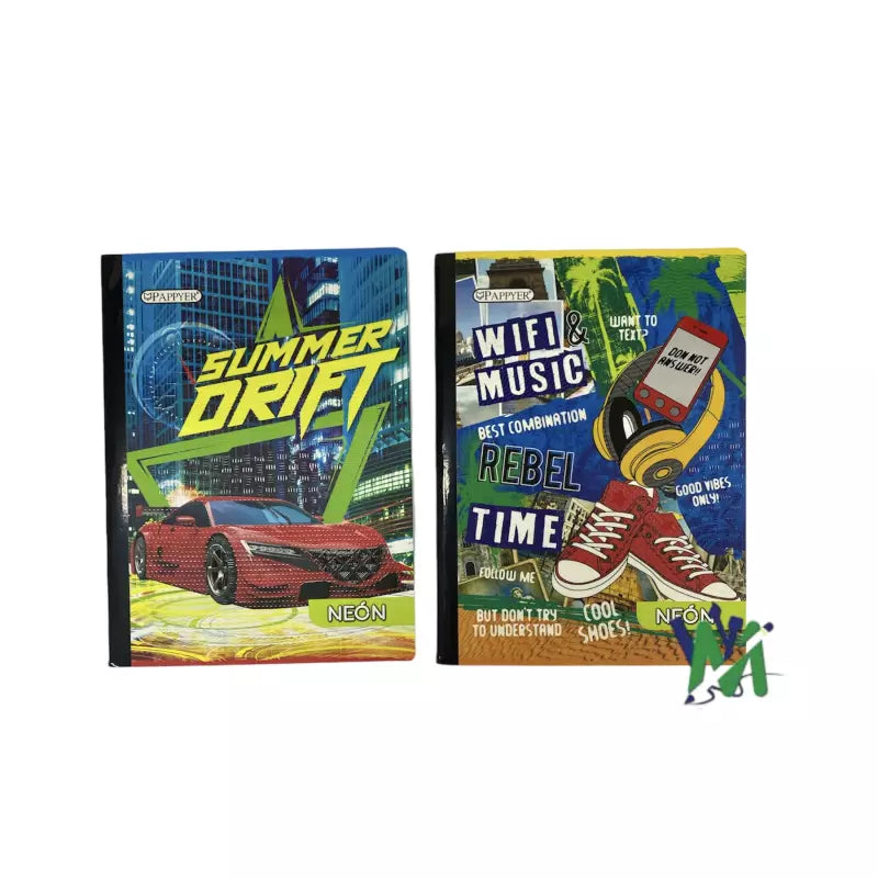 Cuaderno Neon Cosido 100h | CD 010018