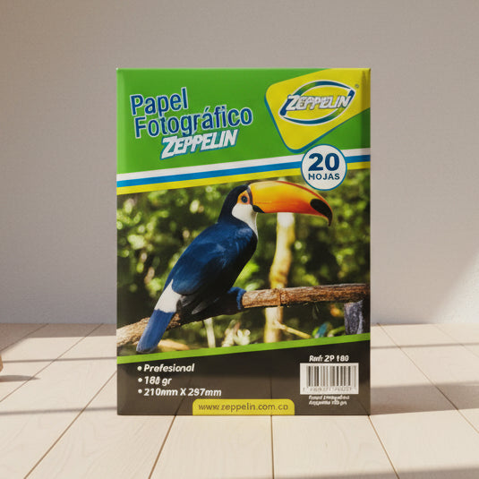 Papel Fotográfico 180gr x20 Hojas | CD 050319